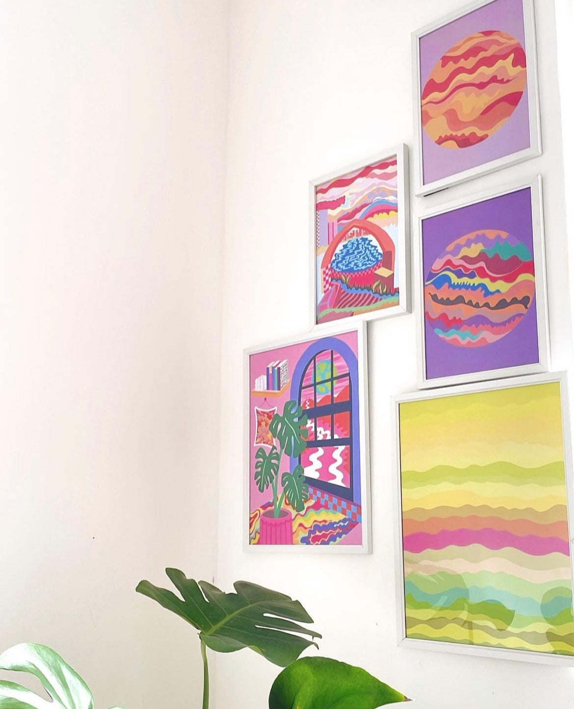 Wave No3 Summer Sky Print