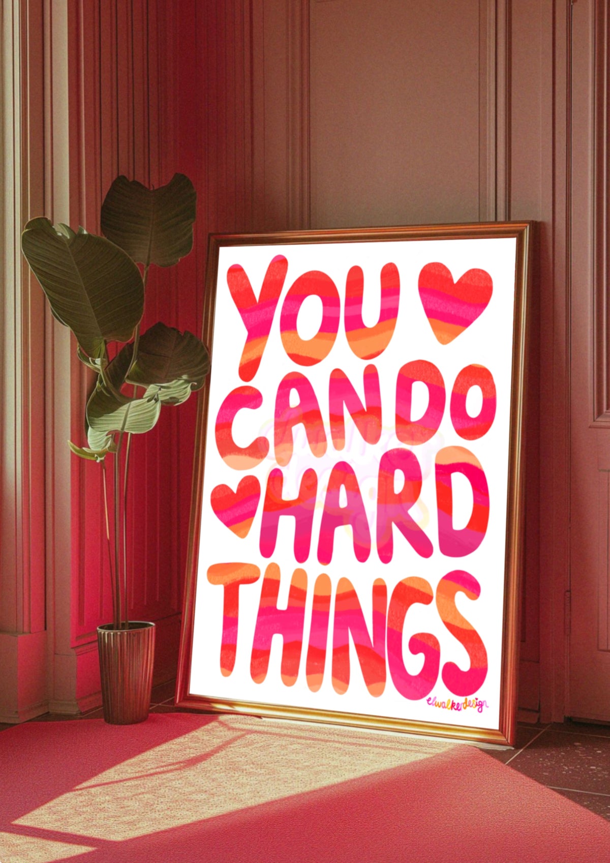 You Can Do Hard Things Print