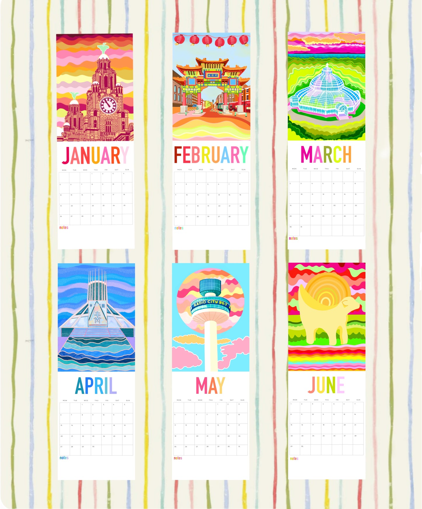Liverpool 2026 Wall Calendar
