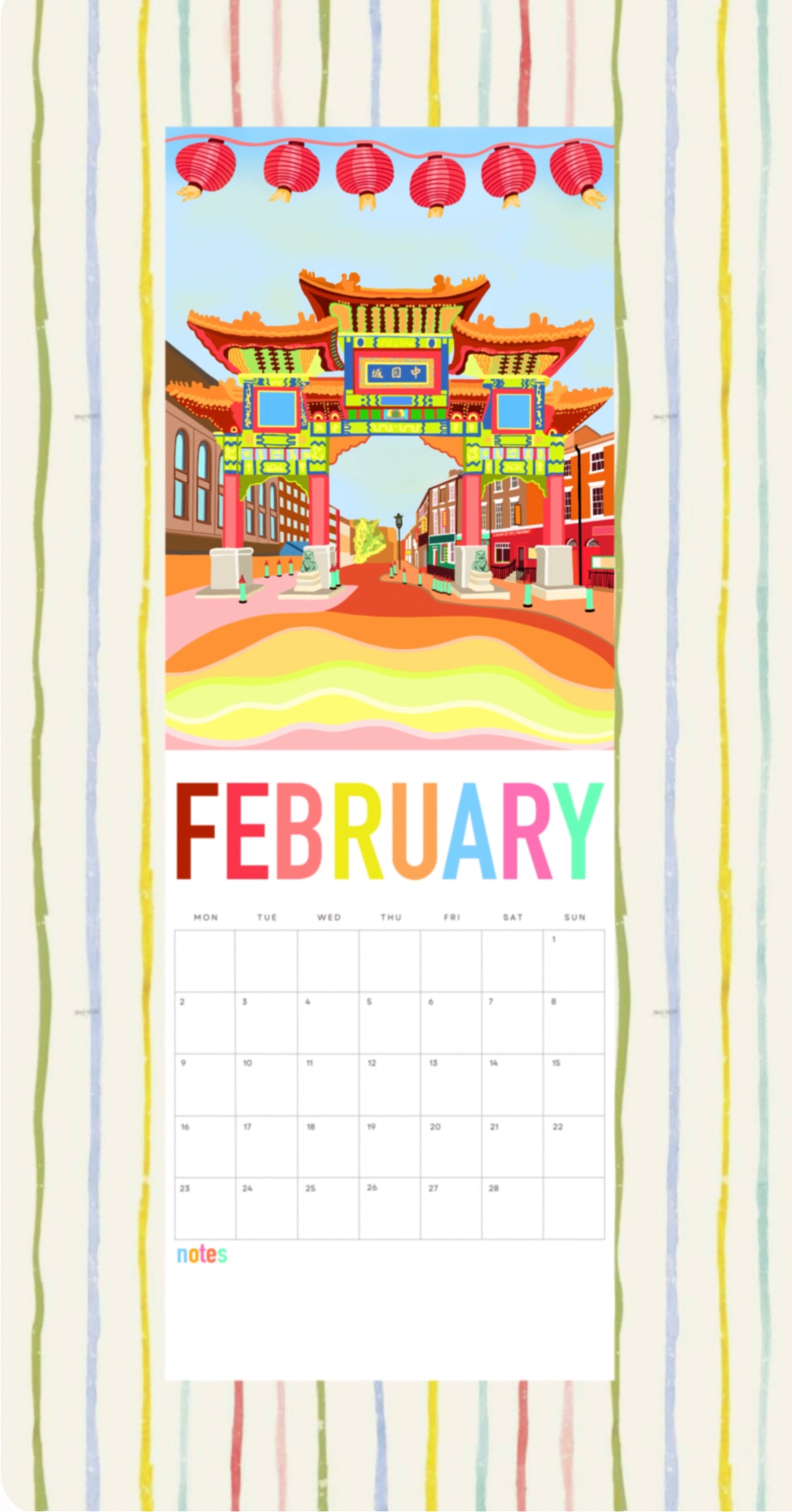 Liverpool 2026 Wall Calendar