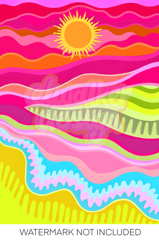 Live in Your Own World No3 Print