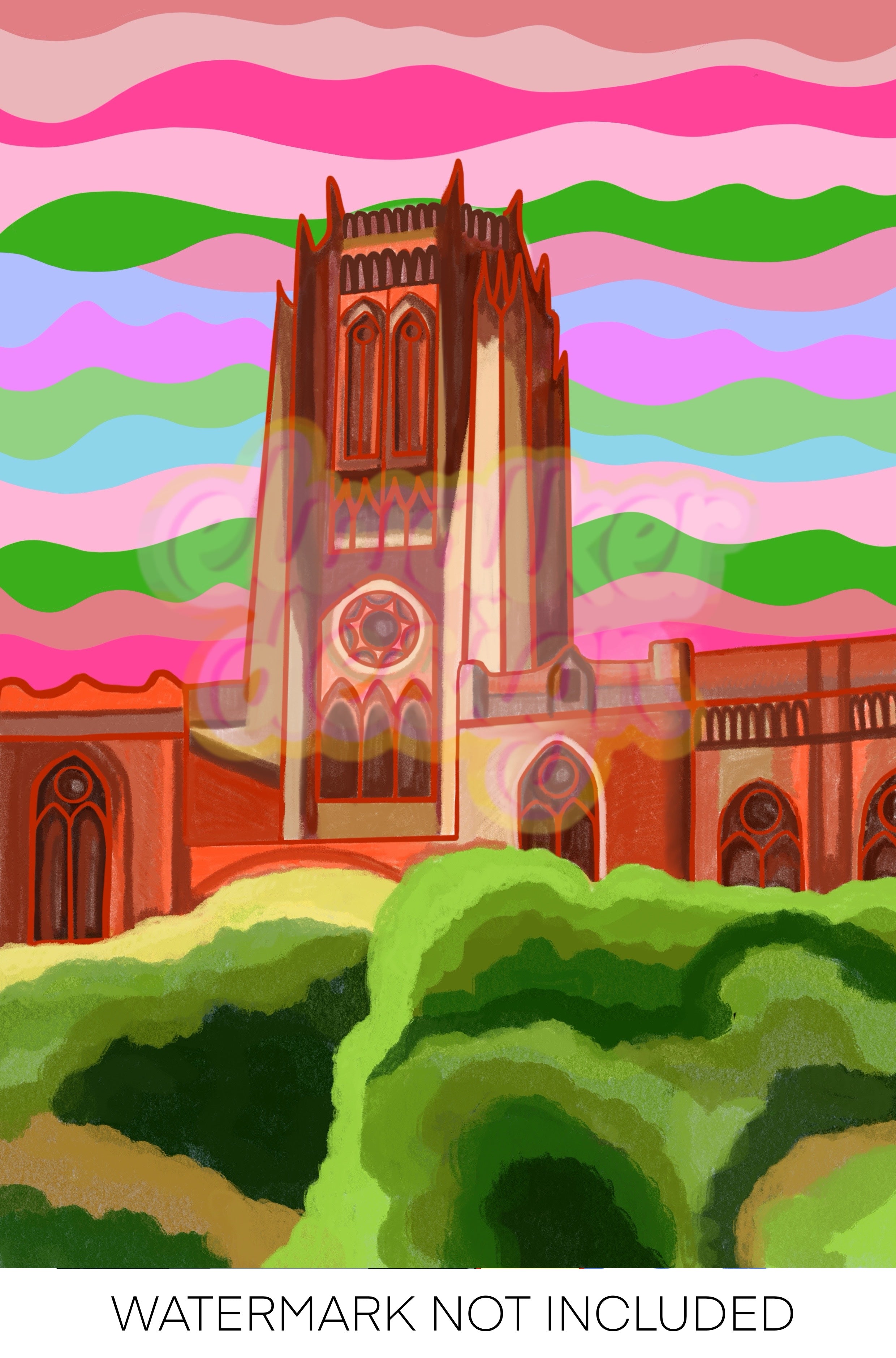 Liverpool Anglican Cathedral Print – El Walker Design