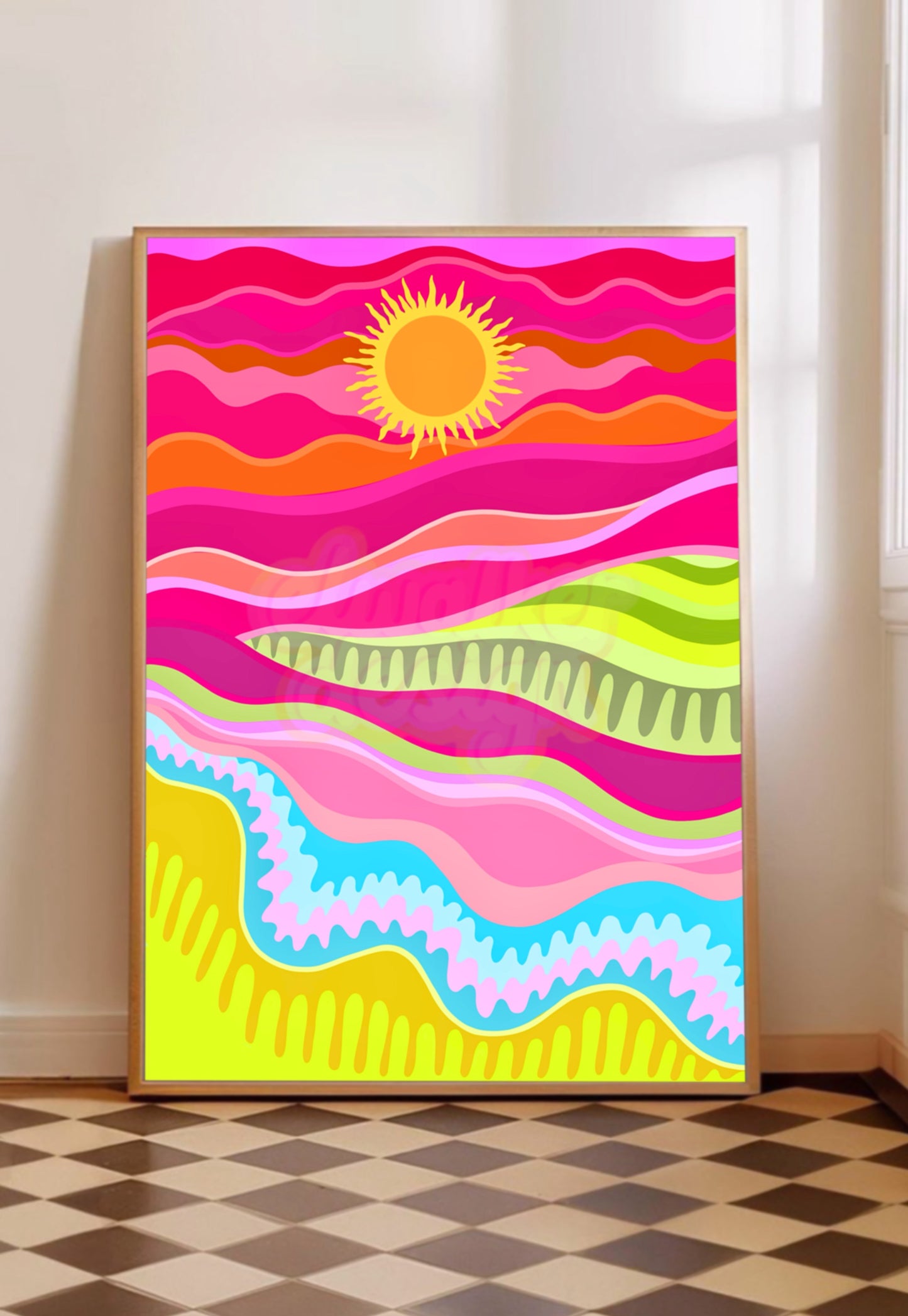 Live in Your Own World No3 Print