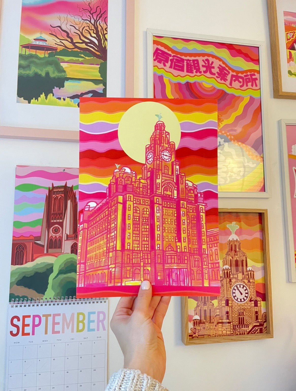 Liverpool Liver Building Print No2