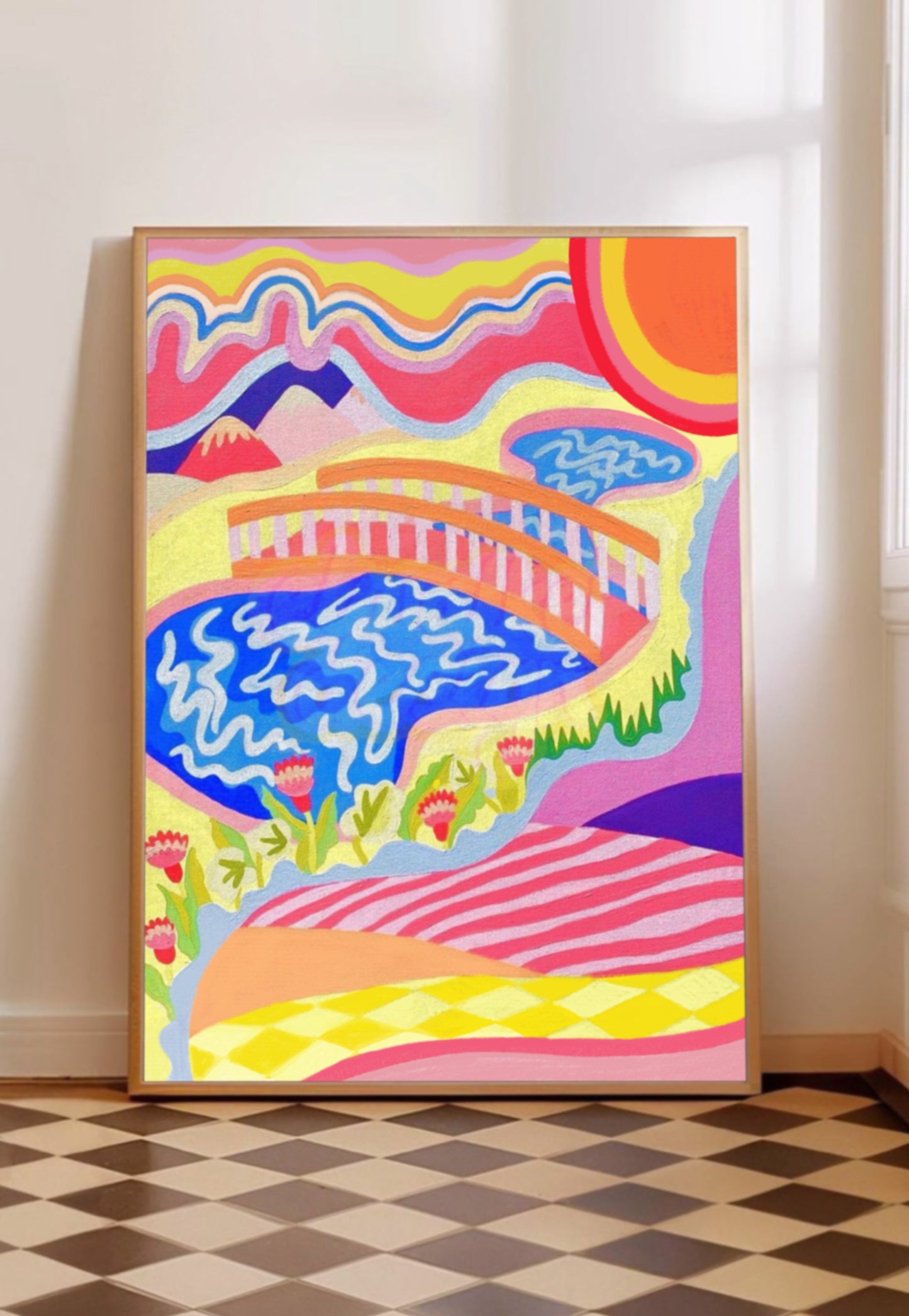 Live in Your Own World No8 Print
