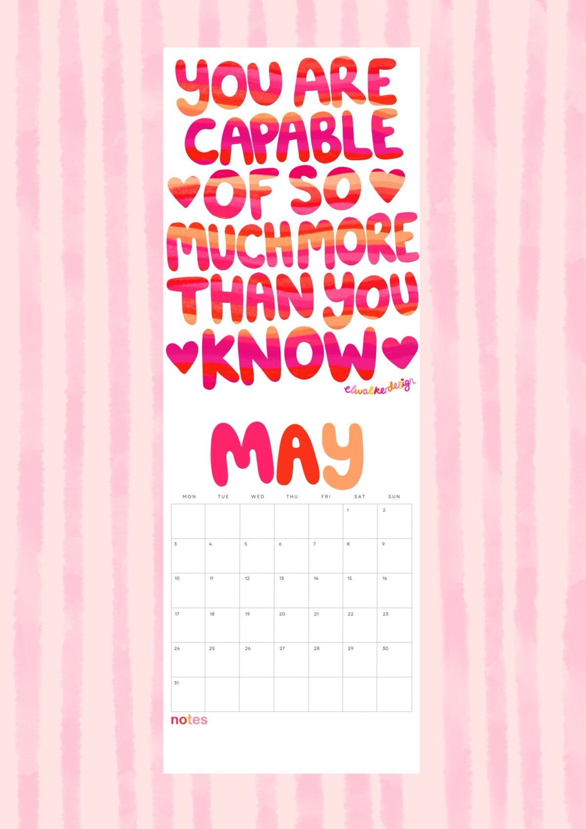 What If It All Works Out In 2027 Wall Calendar
