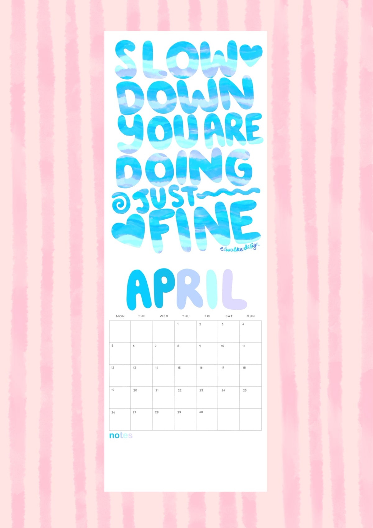 What If It All Works Out In 2027 Wall Calendar