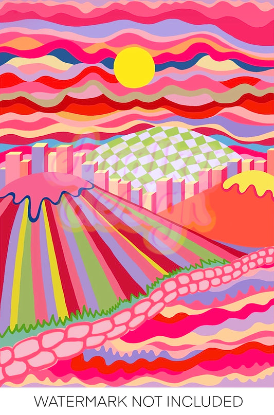 Live in Your Own World No2 Print