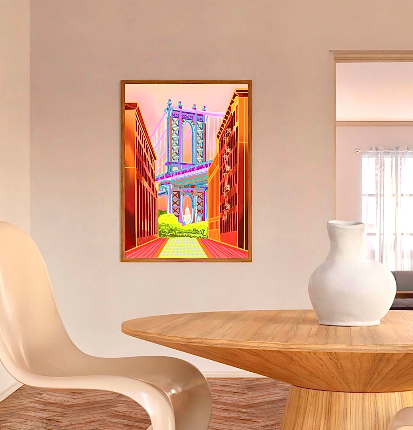 New York Manhattan Bridge Print