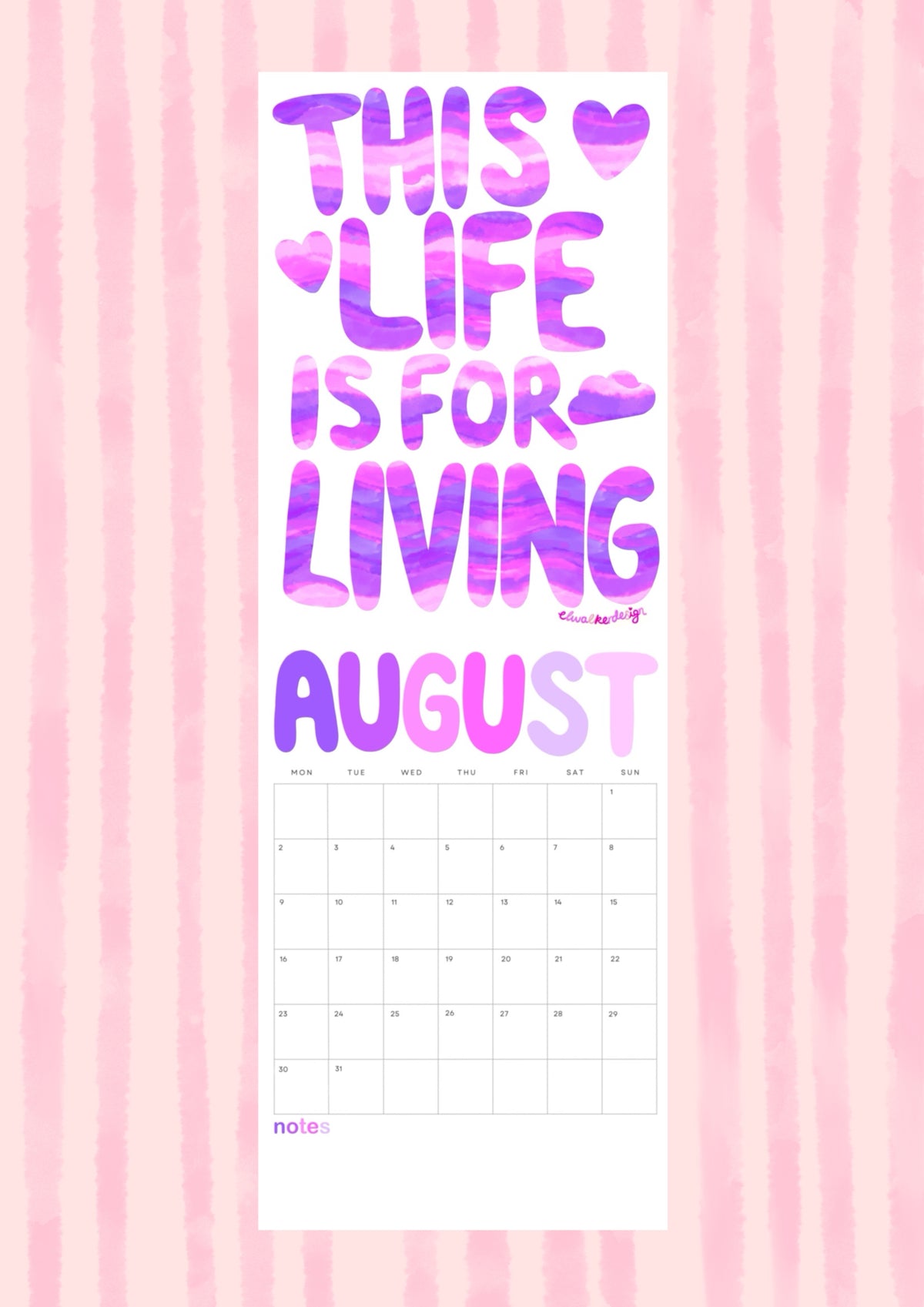 What If It All Works Out In 2027 Wall Calendar