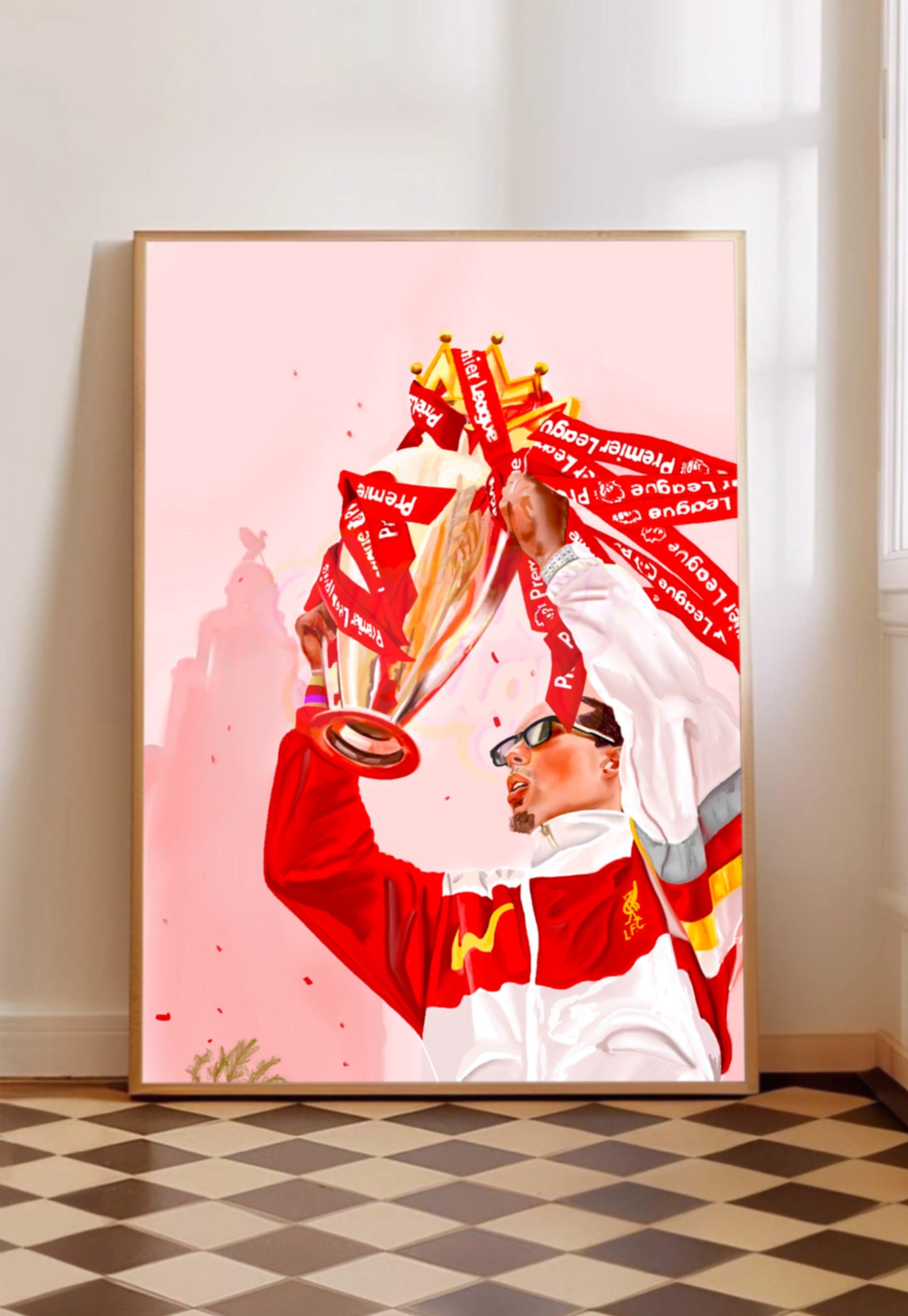 LFC Virgil Van Dijk Print