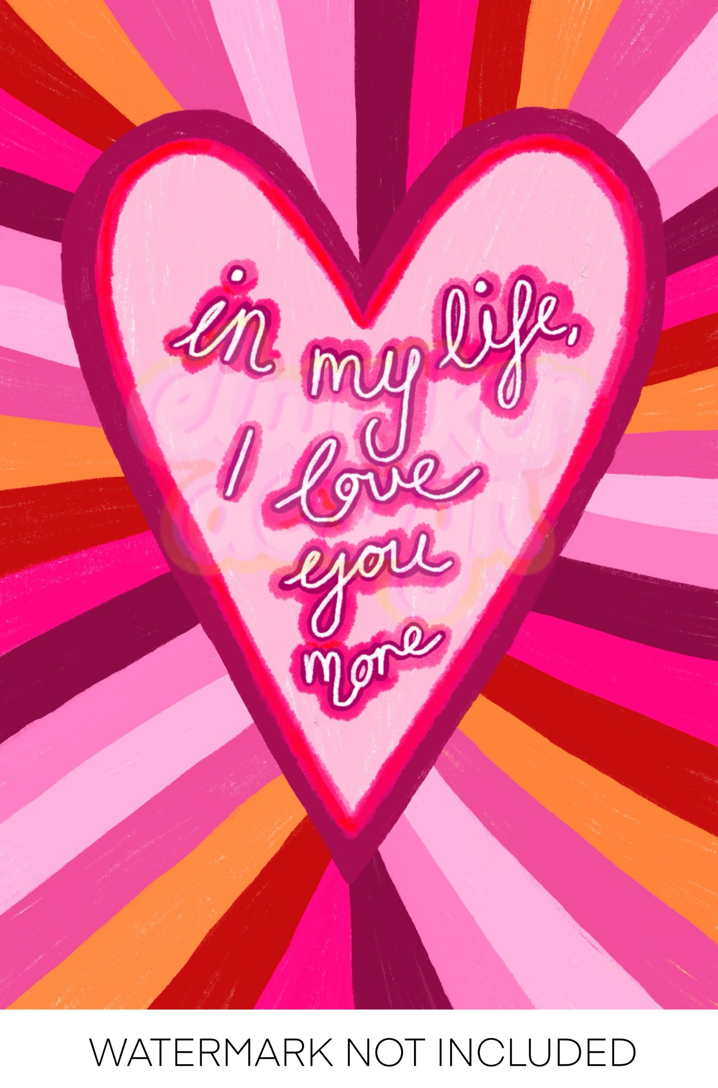 In My Life Print