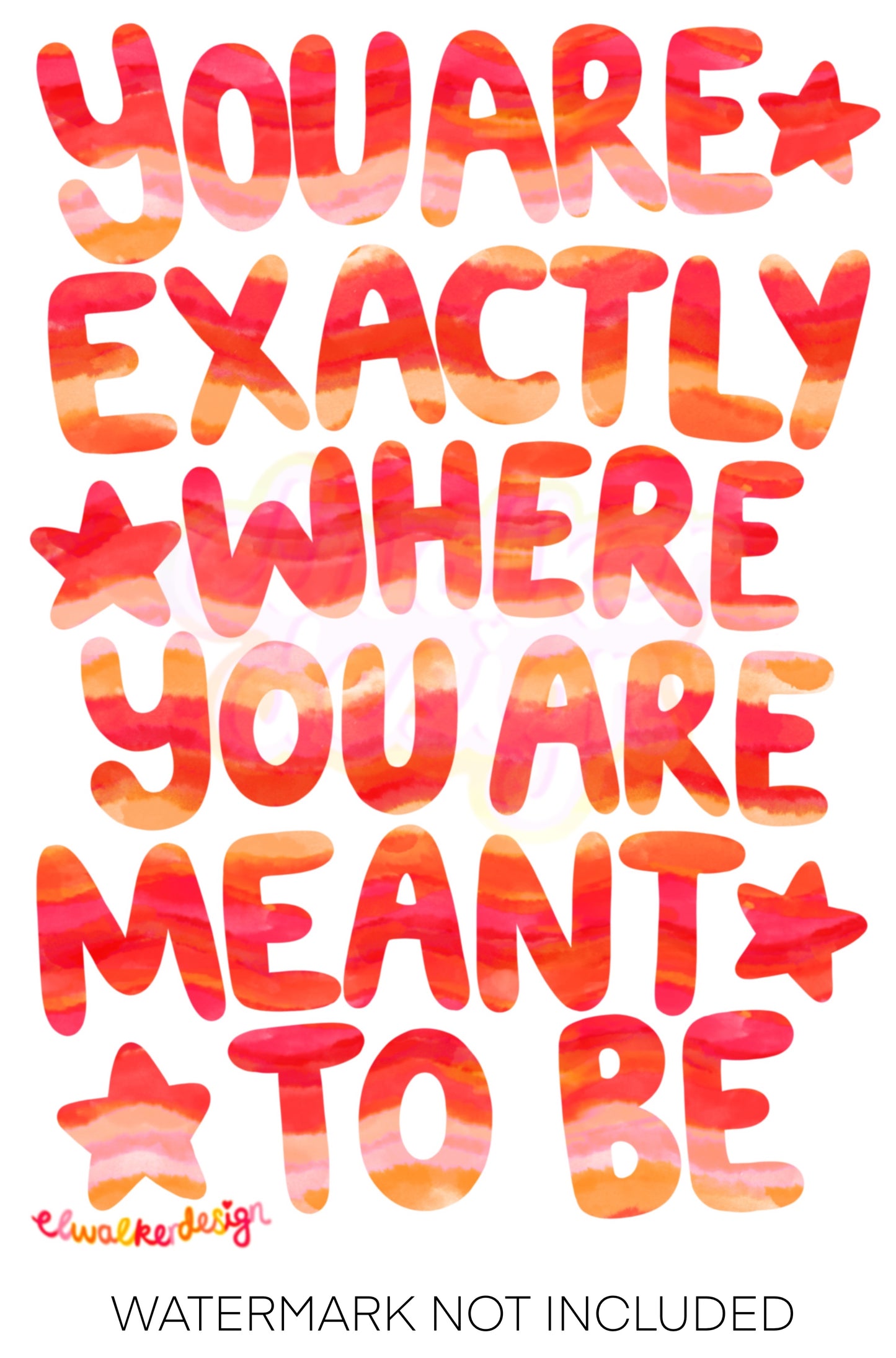 You Are Exactly Where You Are Meant To Be