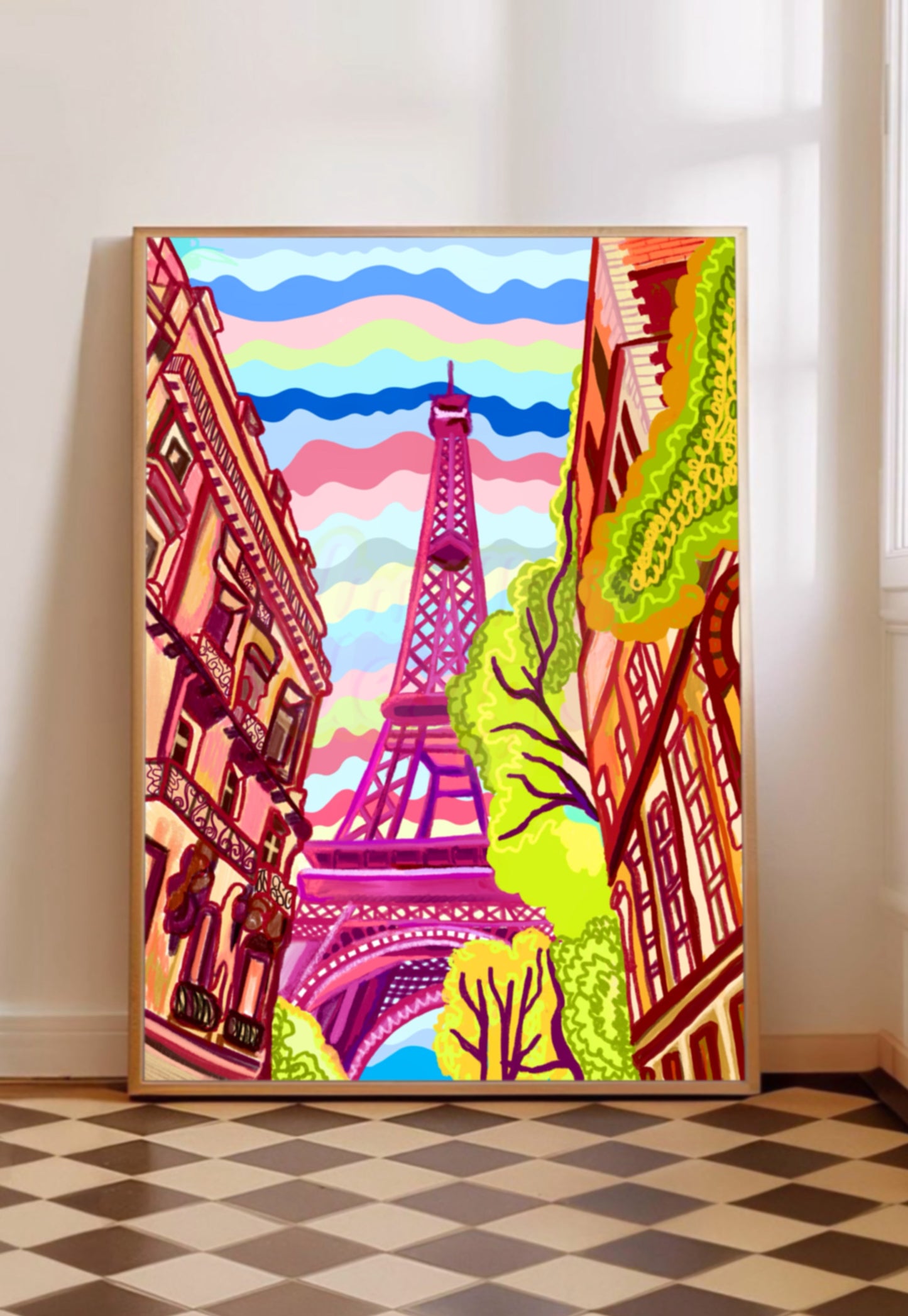 Paris Eiffel Tower Print