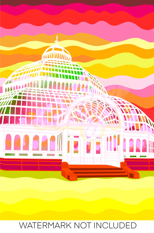Liverpool Sefton Park Palm House No2 Print
