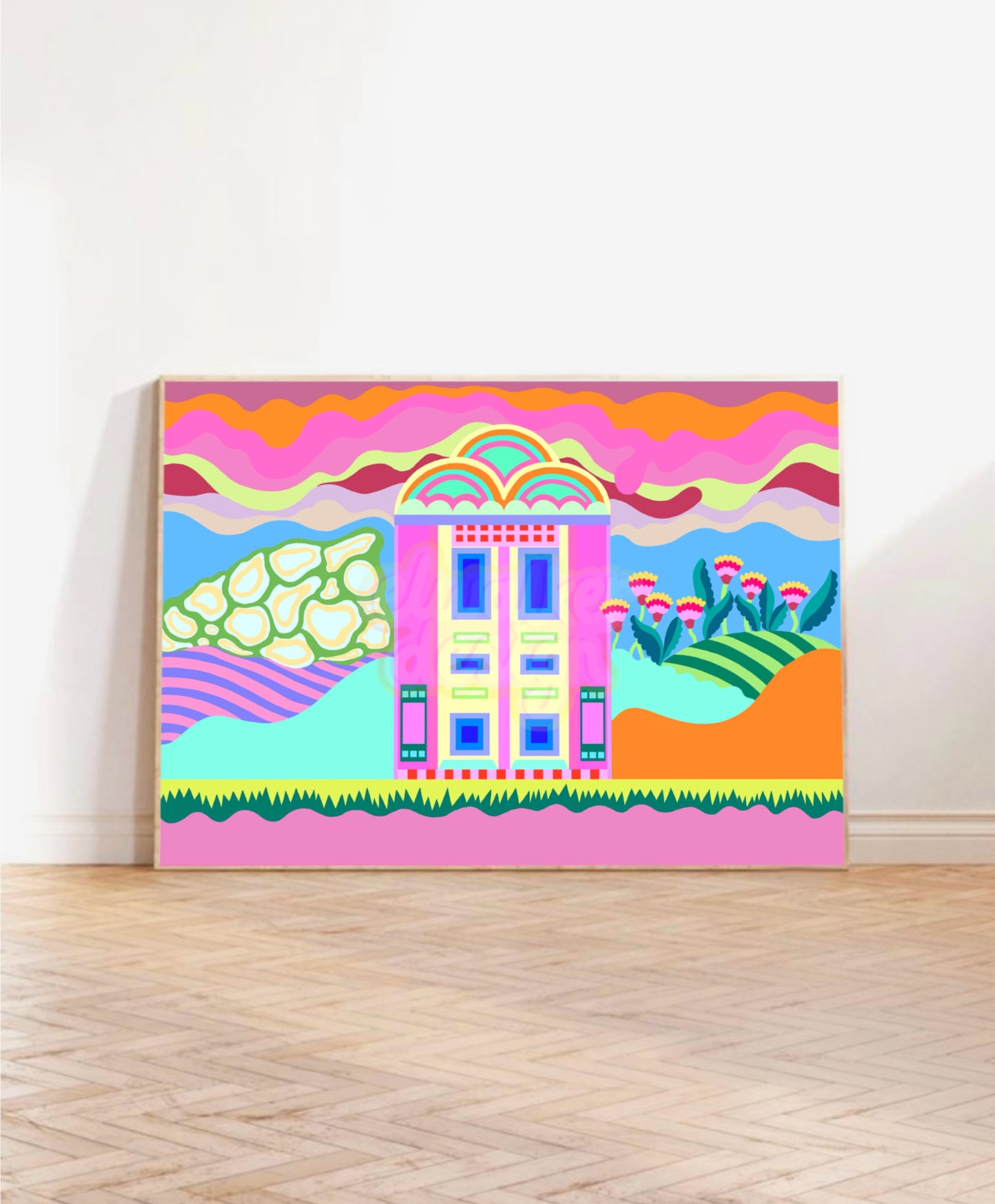 Live in Your Own World No9 Print