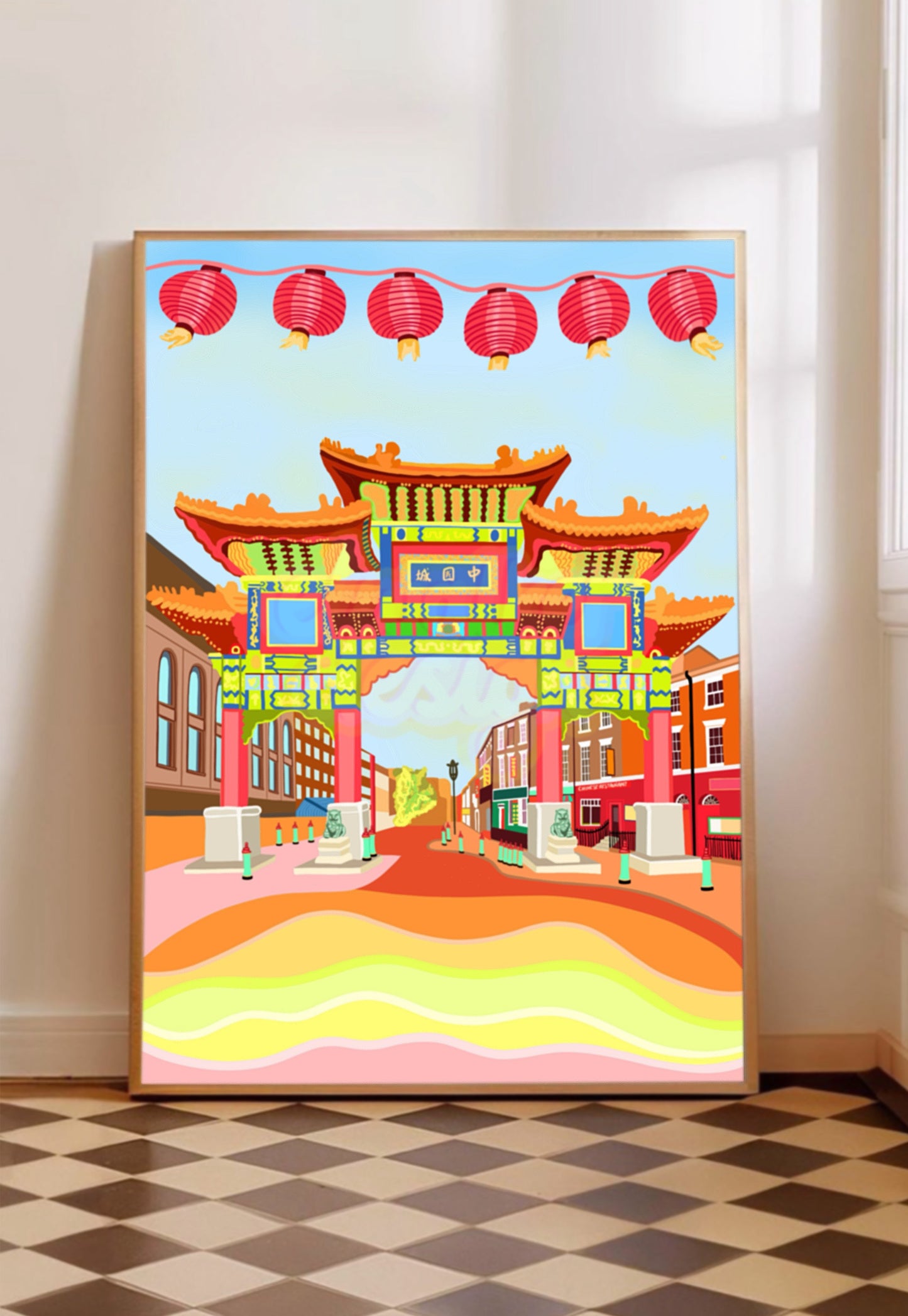 Liverpool China Town Print
