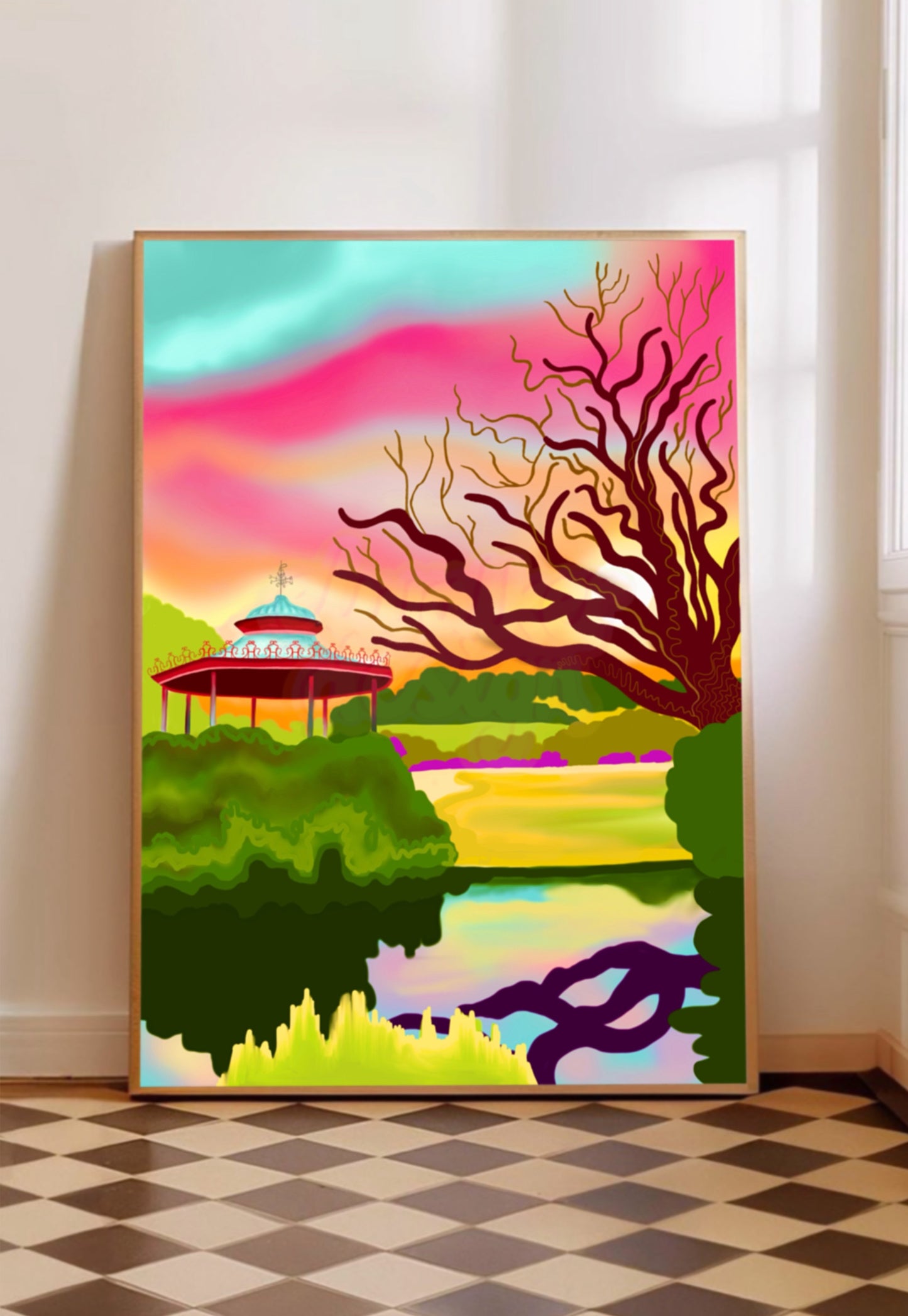 Liverpool Sefton Park Bandstand Print
