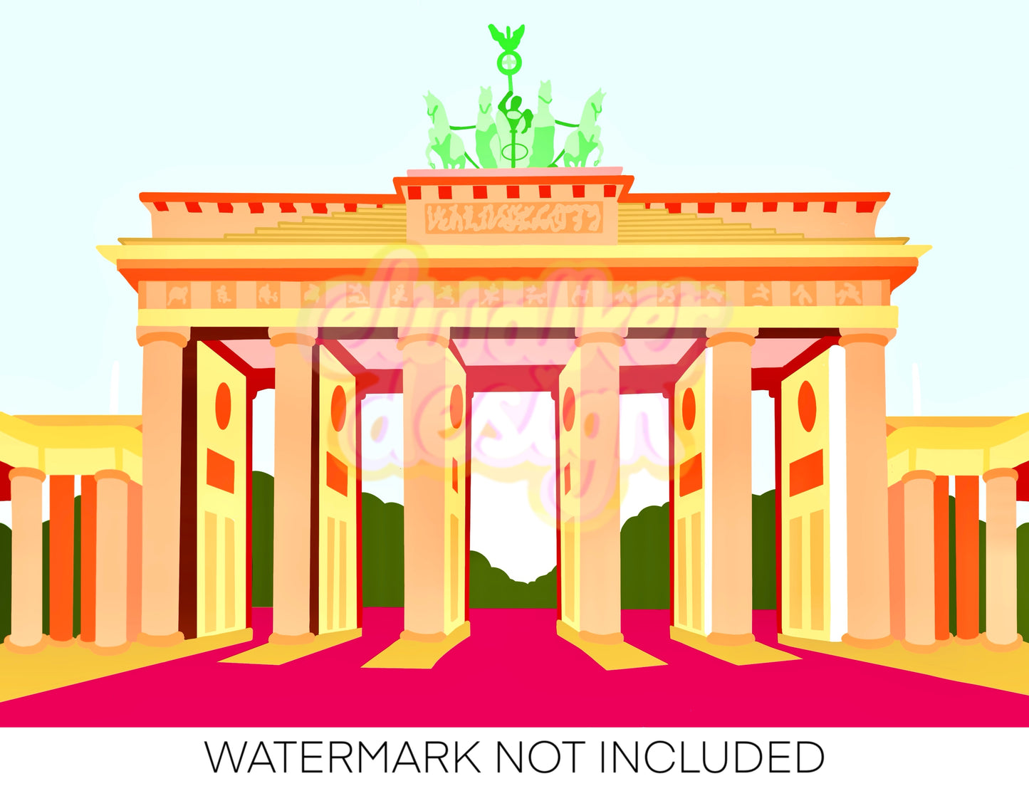 Berlin Brandenburg Gate Print