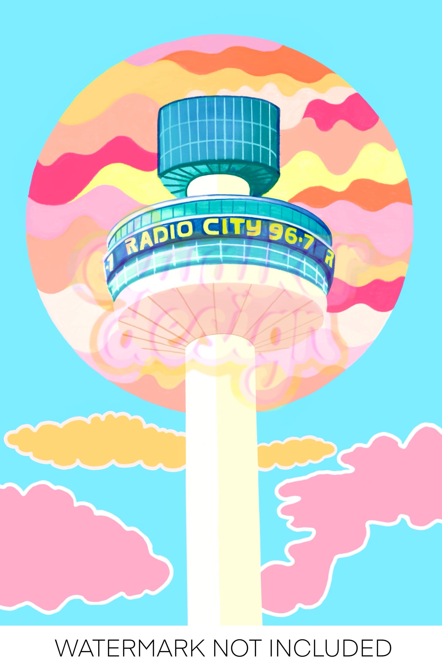 Liverpool Radio City Tower Print