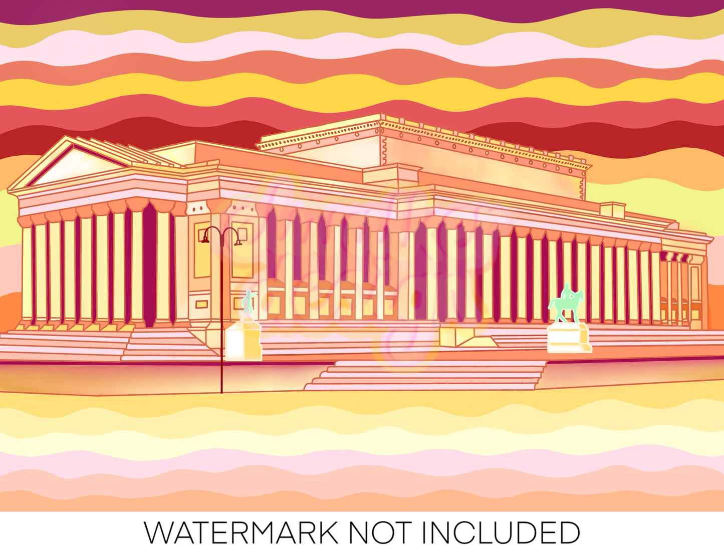 Liverpool St George’s Hall Print