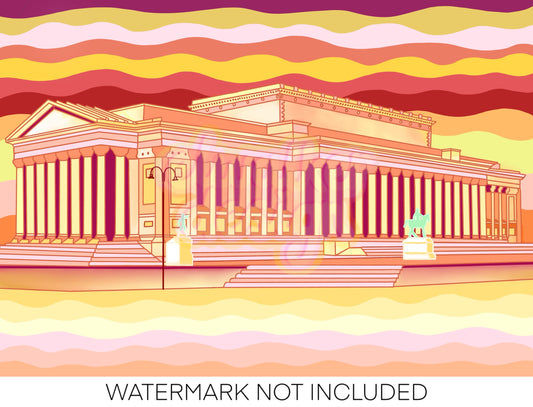 Liverpool St George’s Hall Print