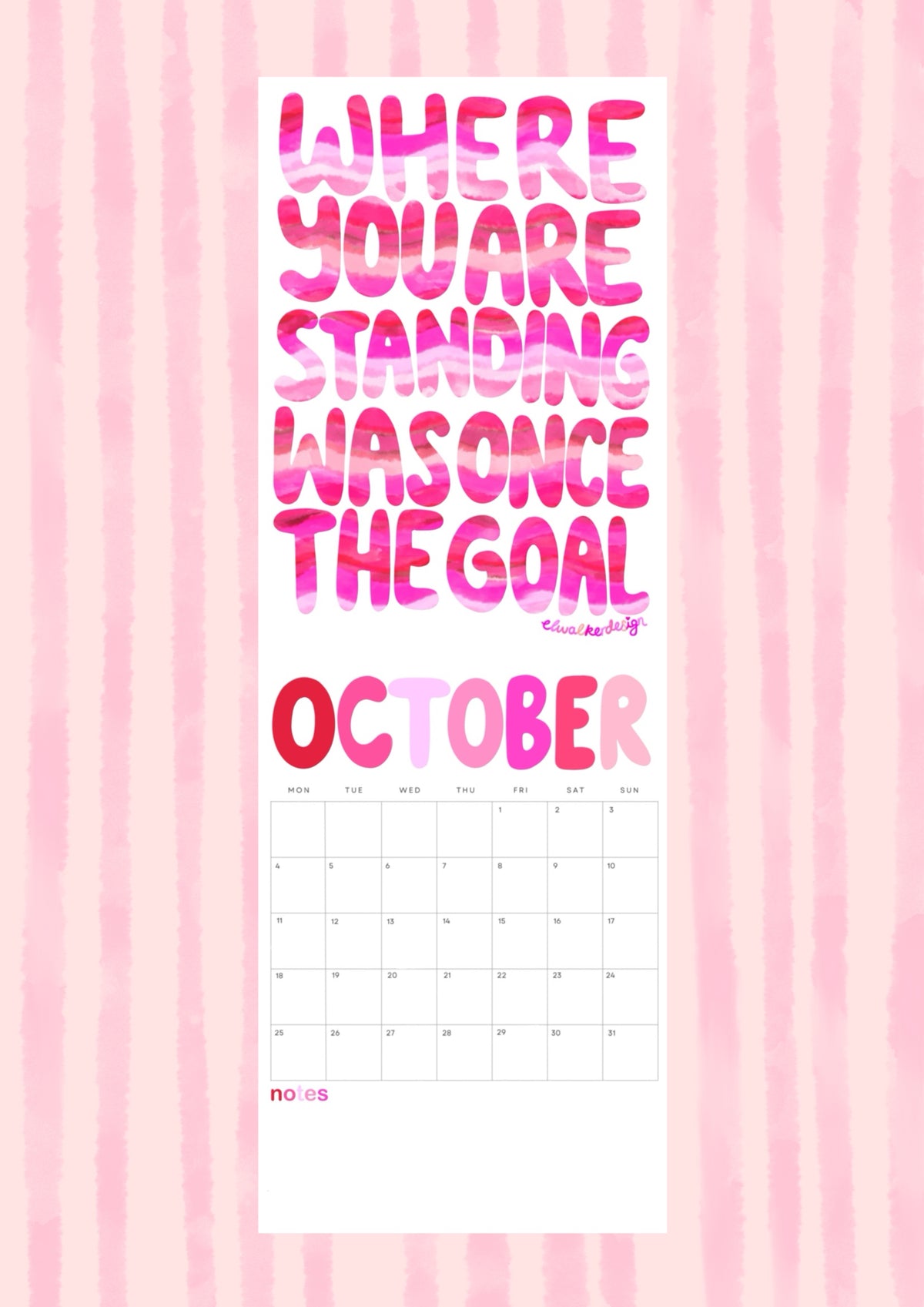 What If It All Works Out In 2027 Wall Calendar