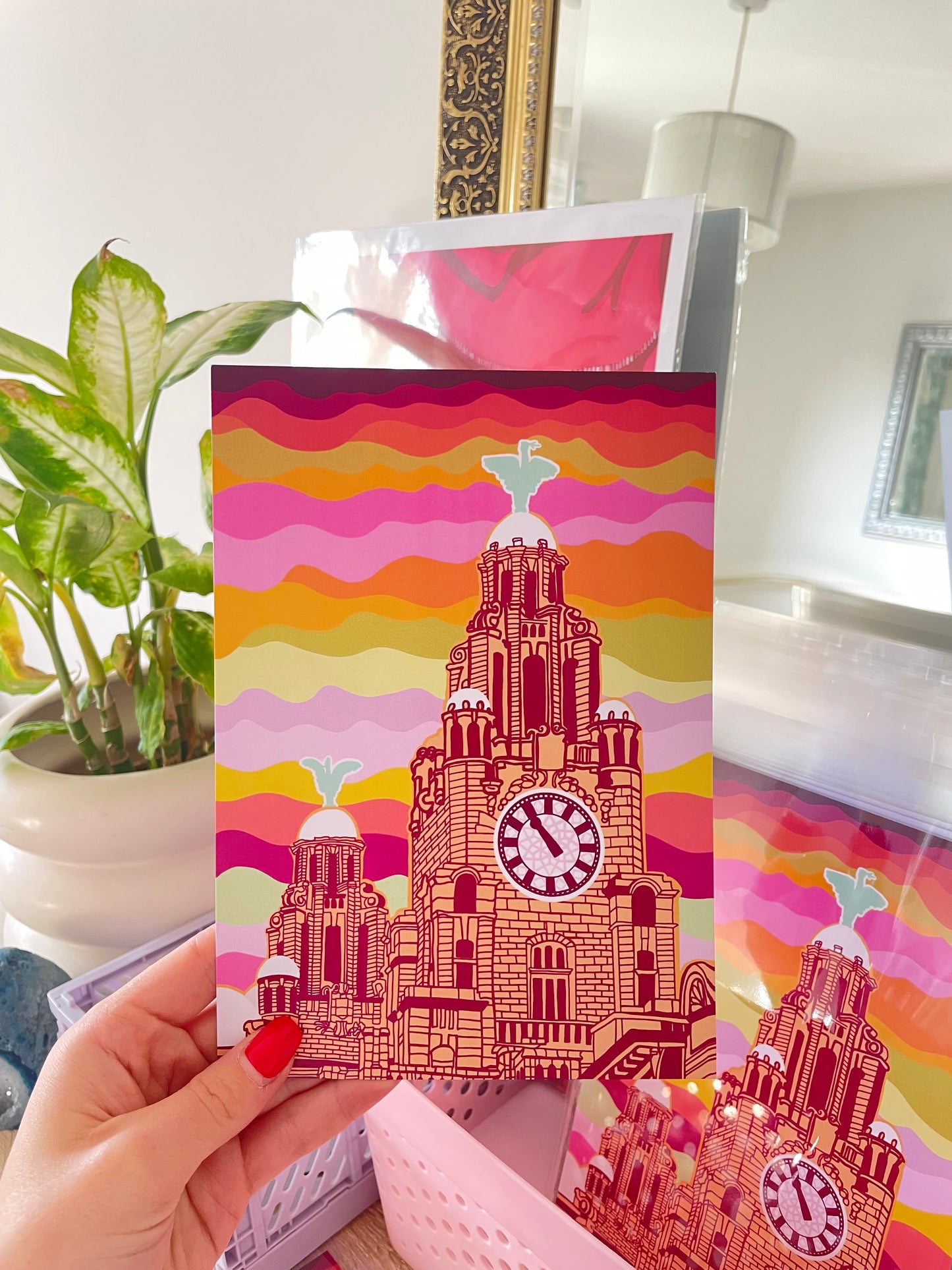 Liverpool Liver Building Print