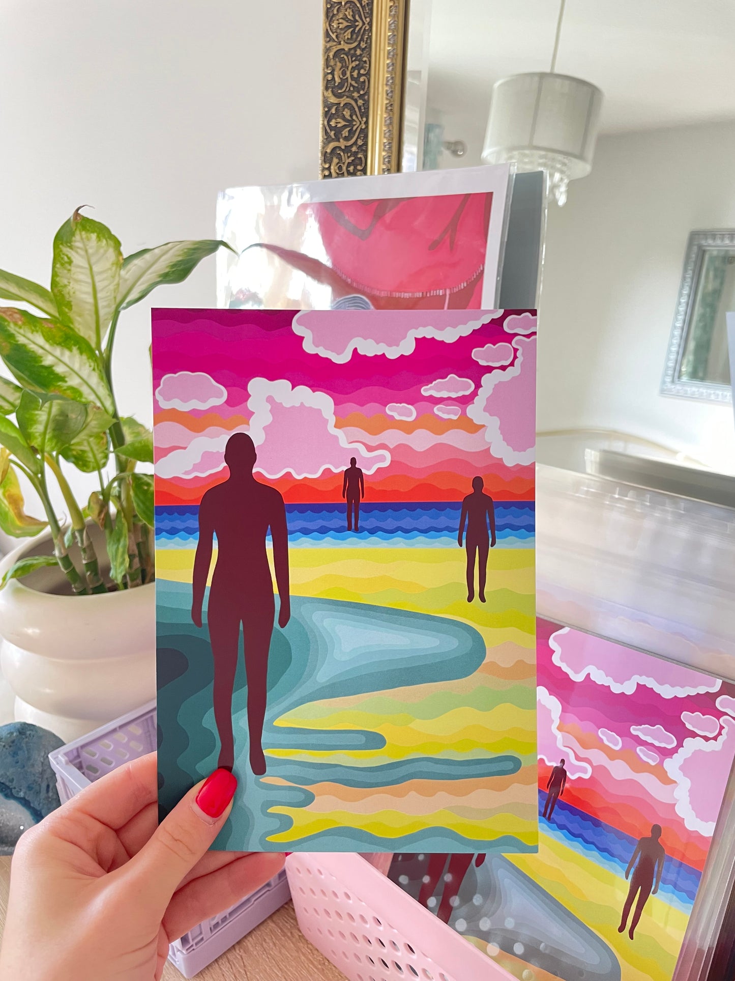 Liverpool Crosby Beach Print