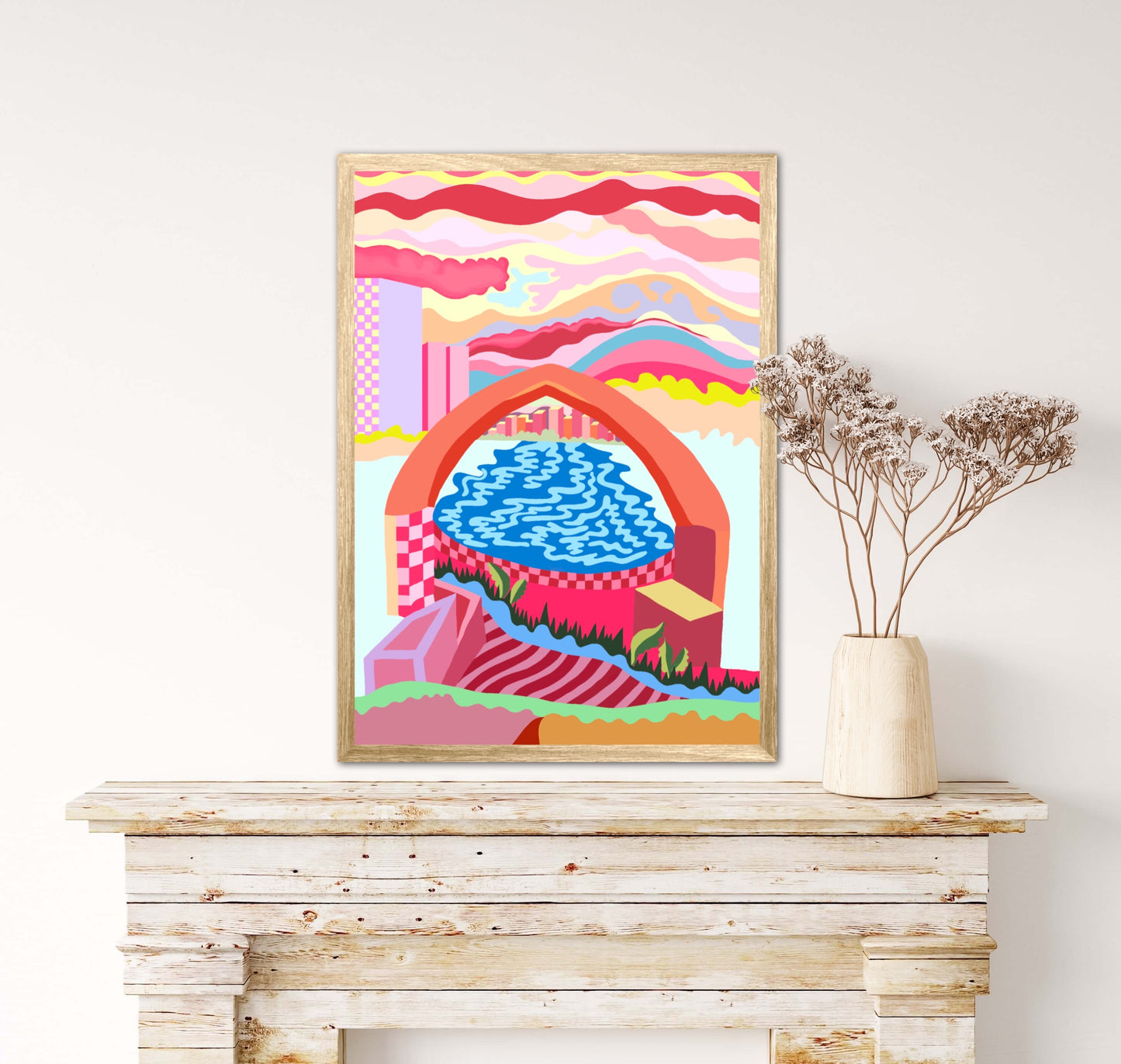 Live in Your Own World No5 Print