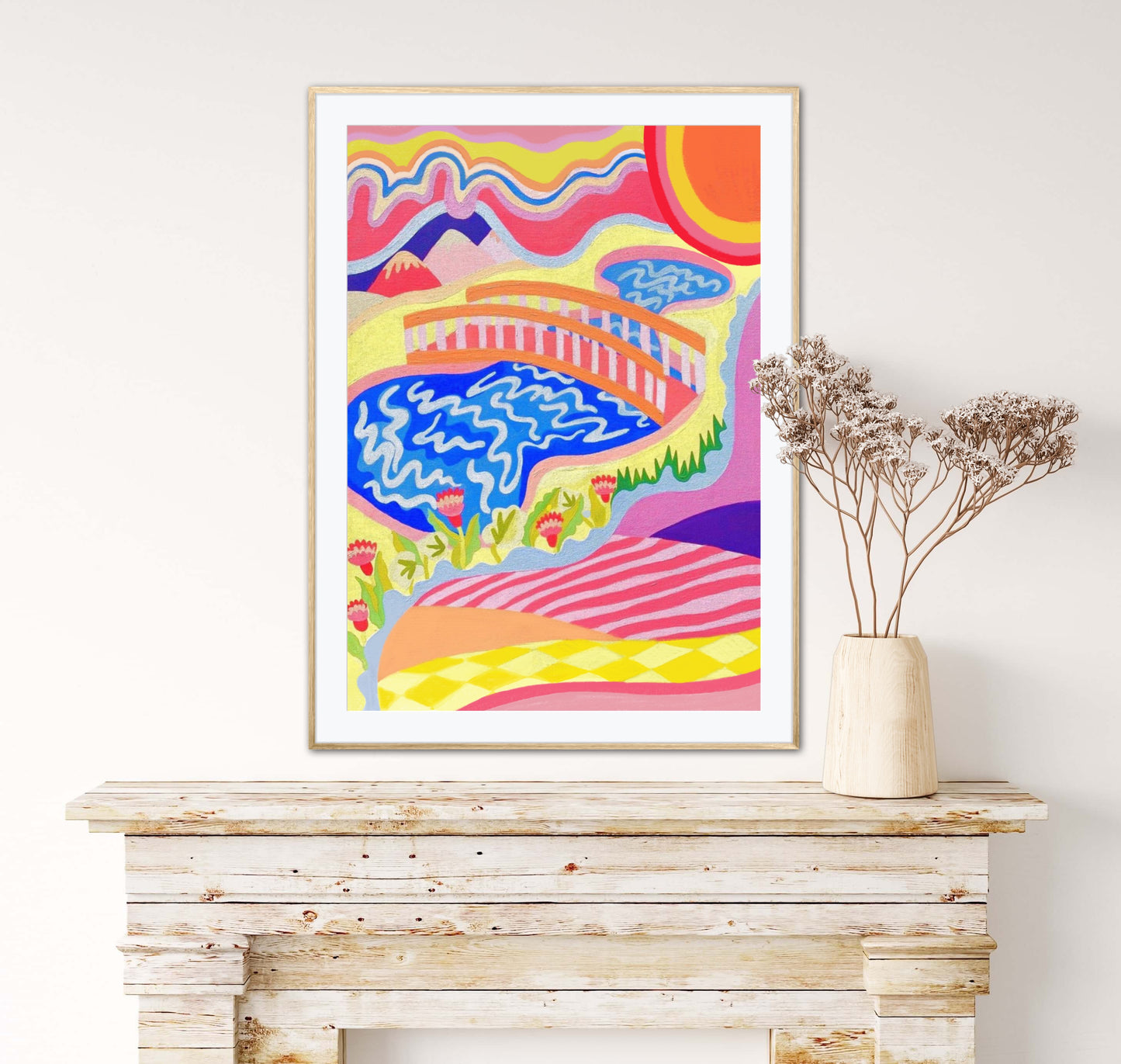 Live in Your Own World No8 Print