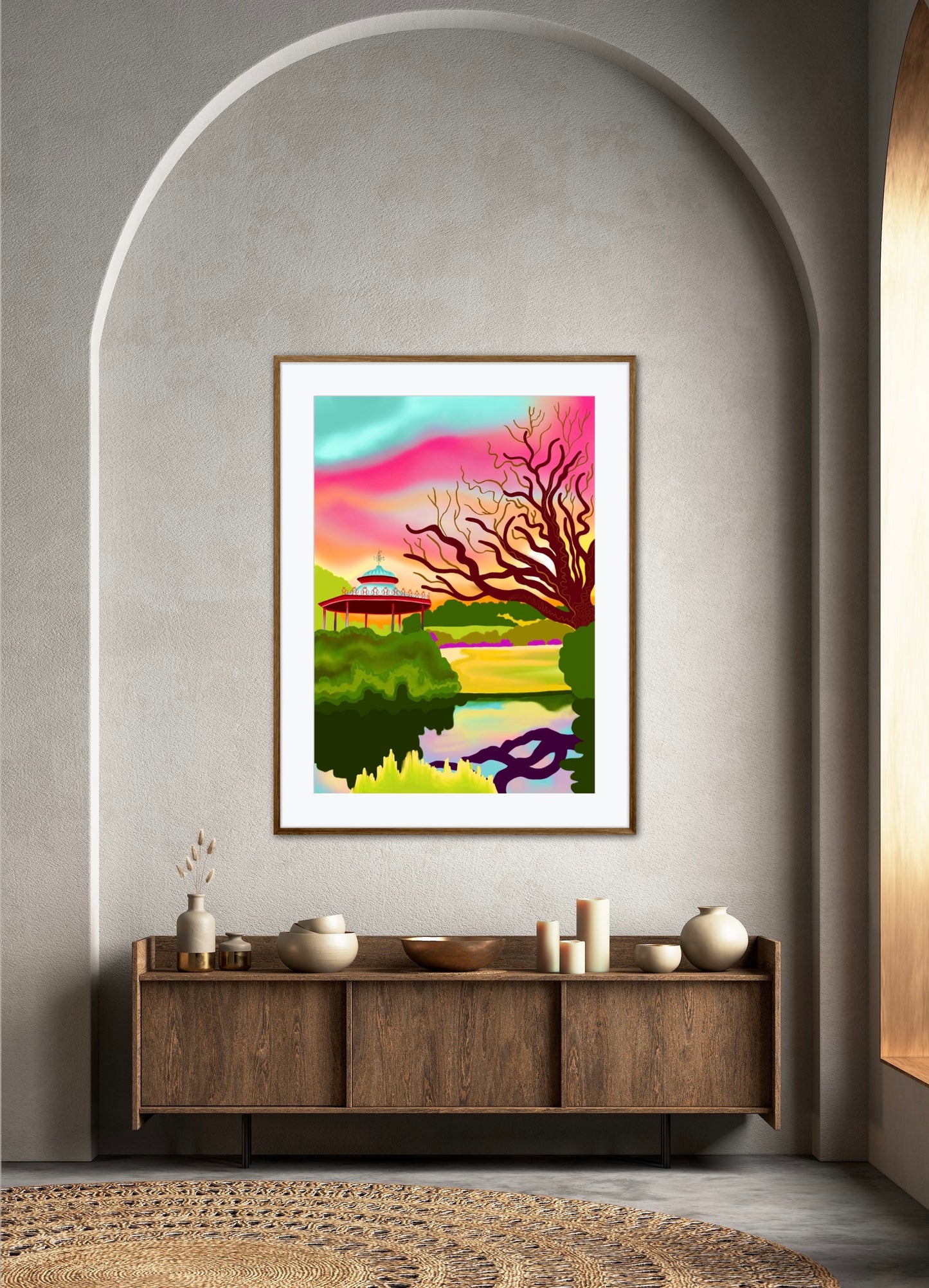 Liverpool Sefton Park Bandstand Print